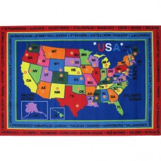Fun Rugs Children's Fun Time Collection, State Capitals   550040906
